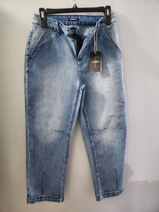 Flamingals Denim - Flamingals Loose Fit Cropped Jeans Size: Small NWT (Fg3)